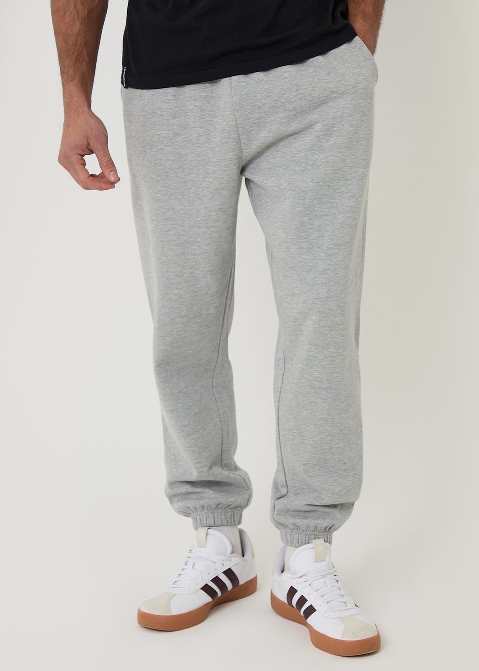 Threadbare Light Grey Tapered Joggers