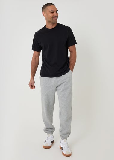 Threadbare Light Grey Tapered Joggers