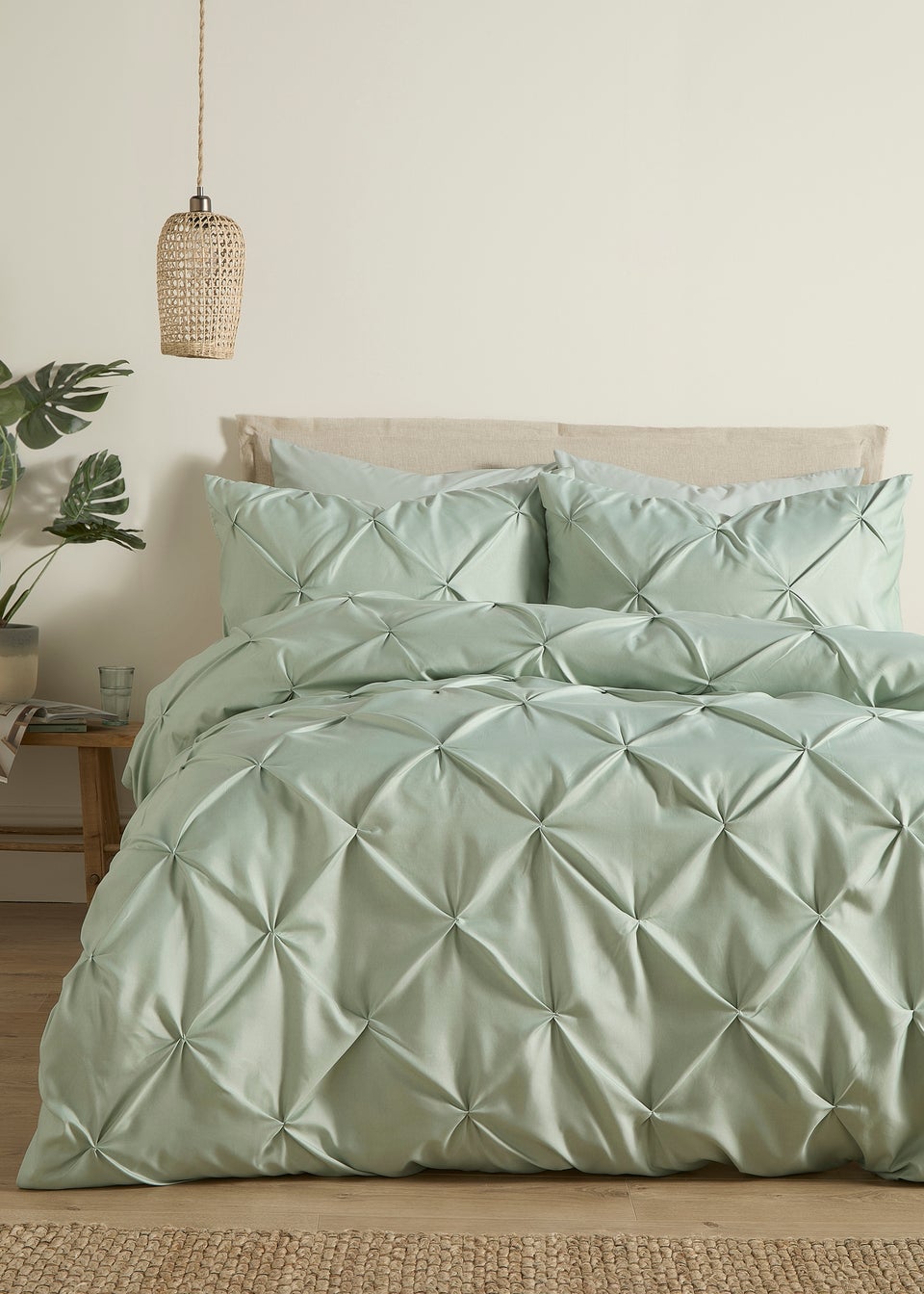 Serene Lara Steel Duvet Cover Set
