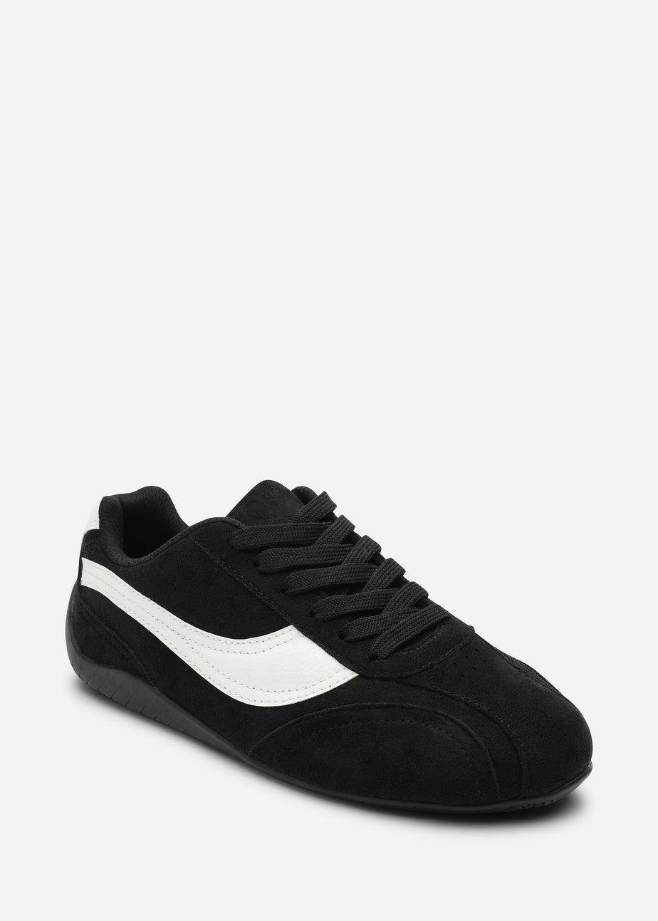 Where's That From Ulani Black Low-Top Lace-up Trainer