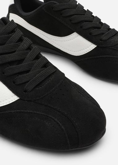 Where's That From Ulani Black Low-Top Lace-up Trainer