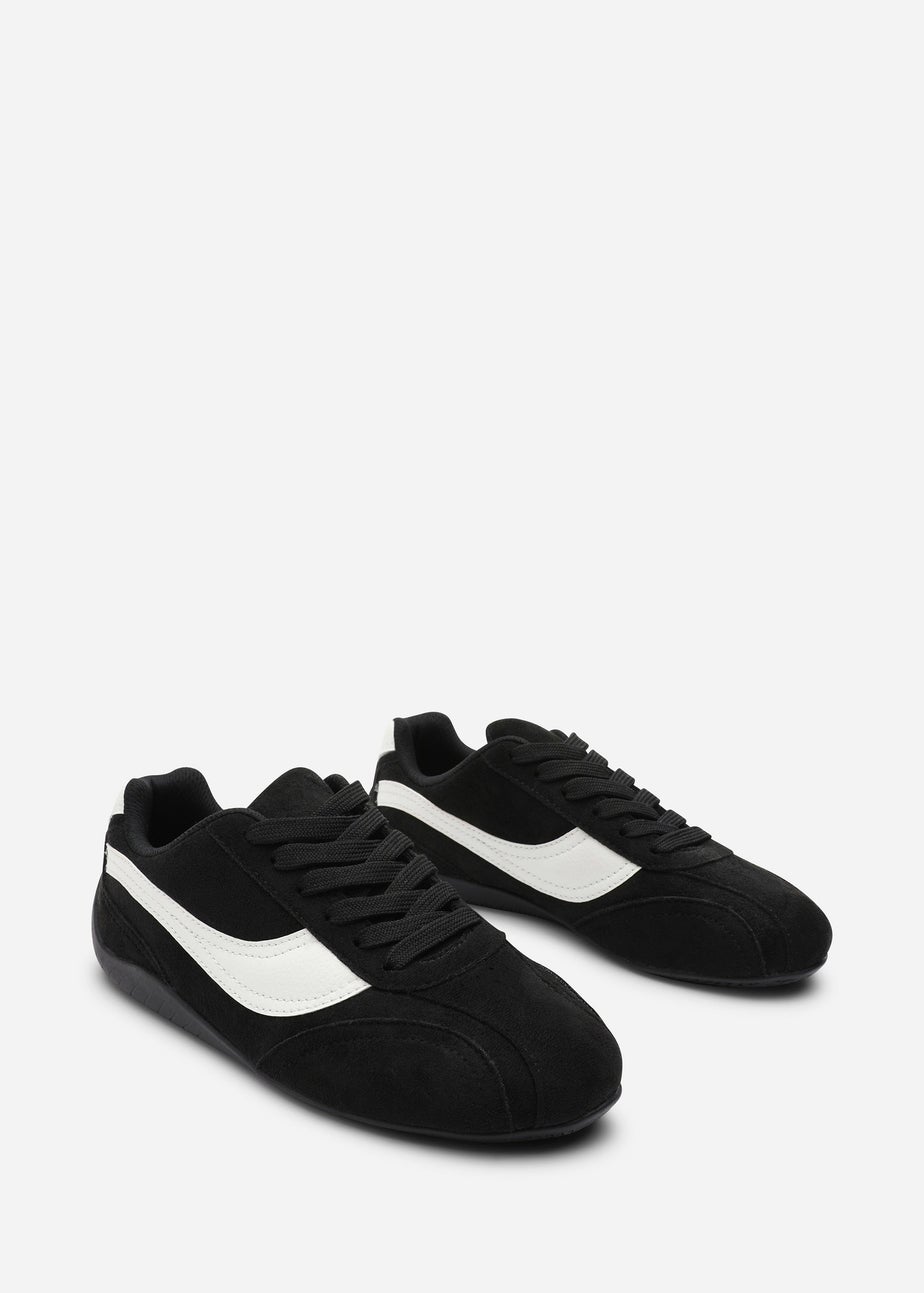 Where's That From Ulani Black Low-Top Lace-up Trainer