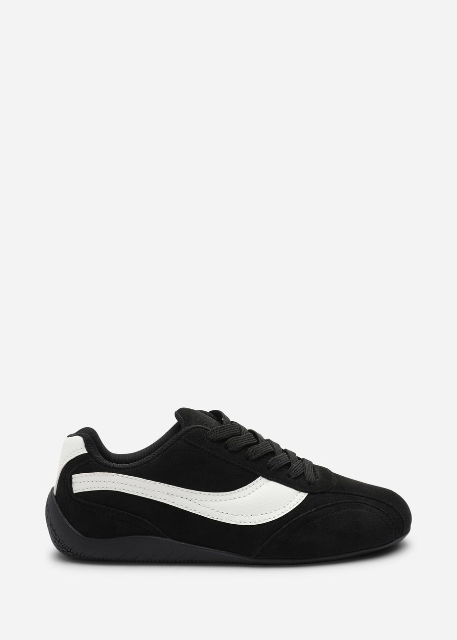 Where's That From Ulani Black Low-Top Lace-up Trainer