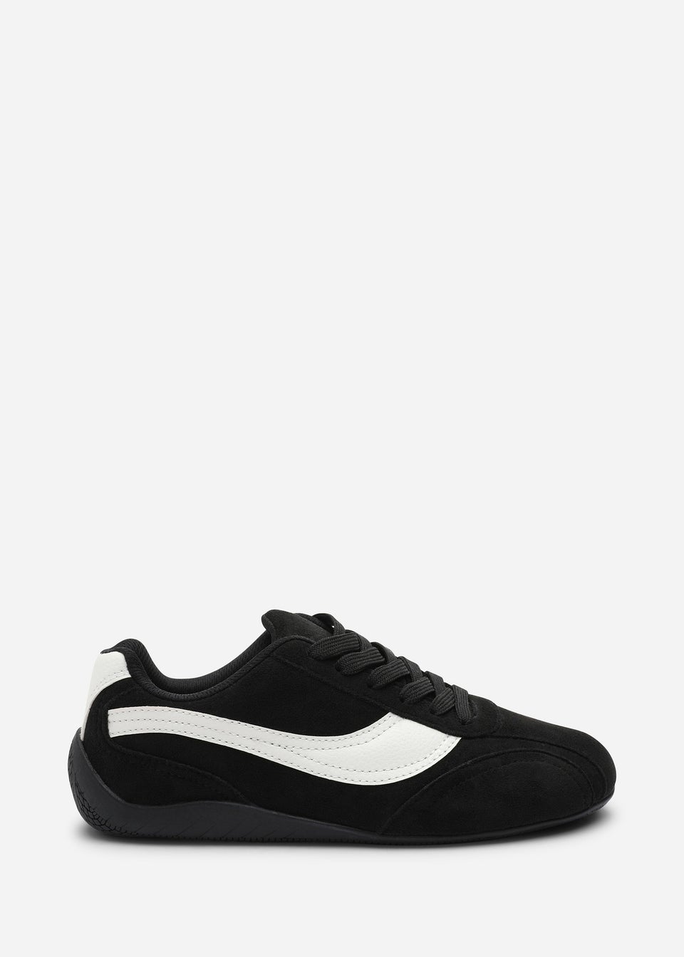 Where's That From Ulani Black Low-Top Lace-up Trainer