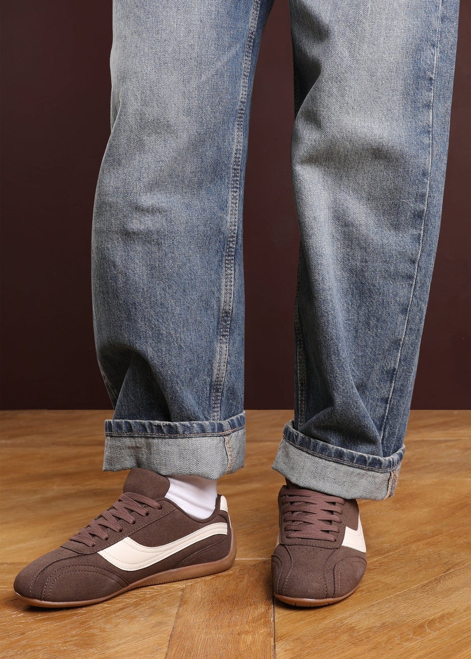 Where's That From Ulani Brown Low-Top Lace-up Trainer