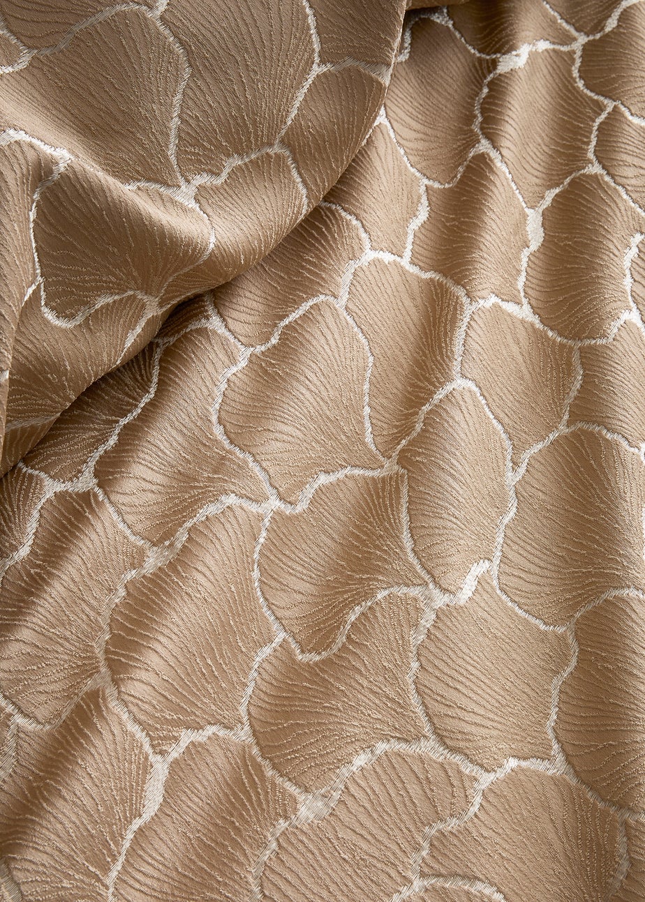 Soiree Ginko Jacquard Jacquard Natural Duvet Cover Set