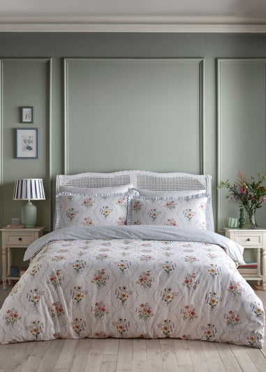 Appletree Floral Bouquet Reversible Multi Colour Duvet Cover Set