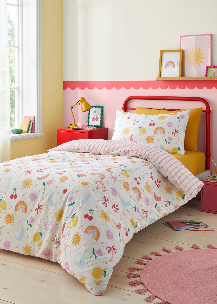 Bedlam Dreamscape Digitally Printed Multi Colour Duvet Cover Set