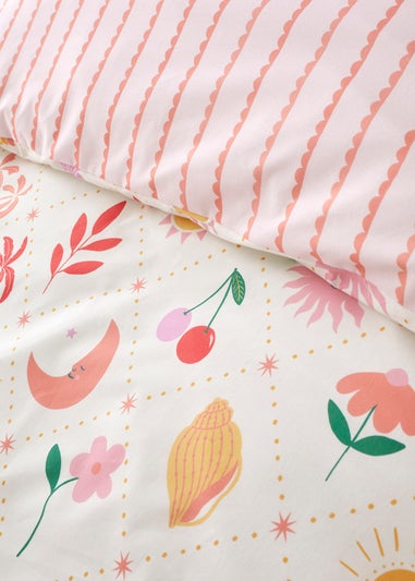 Bedlam Dreamscape Digitally Printed Multi Colour Duvet Cover Set