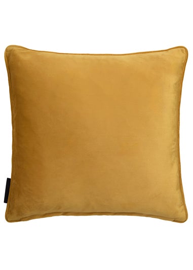 Laurence Llewelyn-Bowen Diva Embroidery Velvet Ochre Filled Cushion