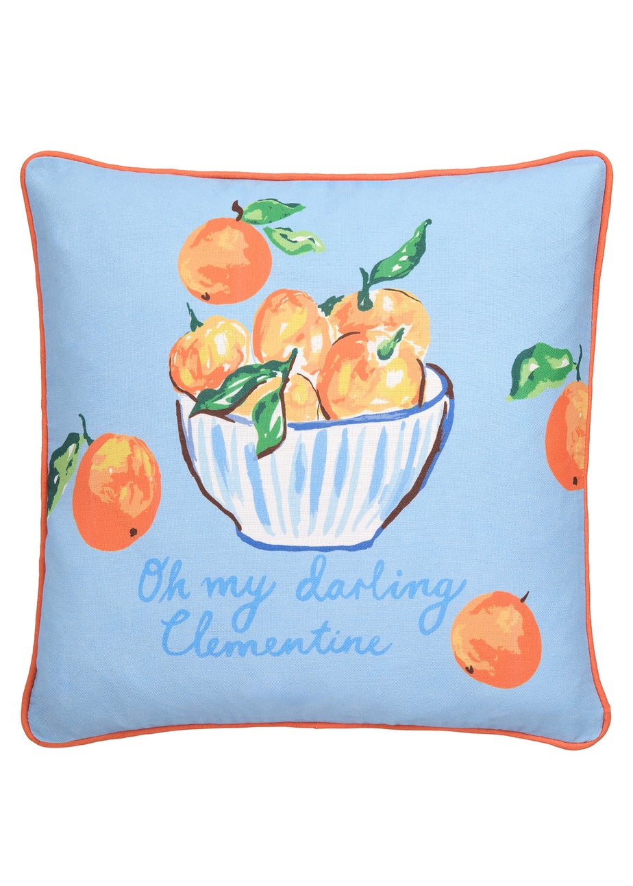 Fusion My Darling Clementine Showerproof Multi Colour Filled Cushion