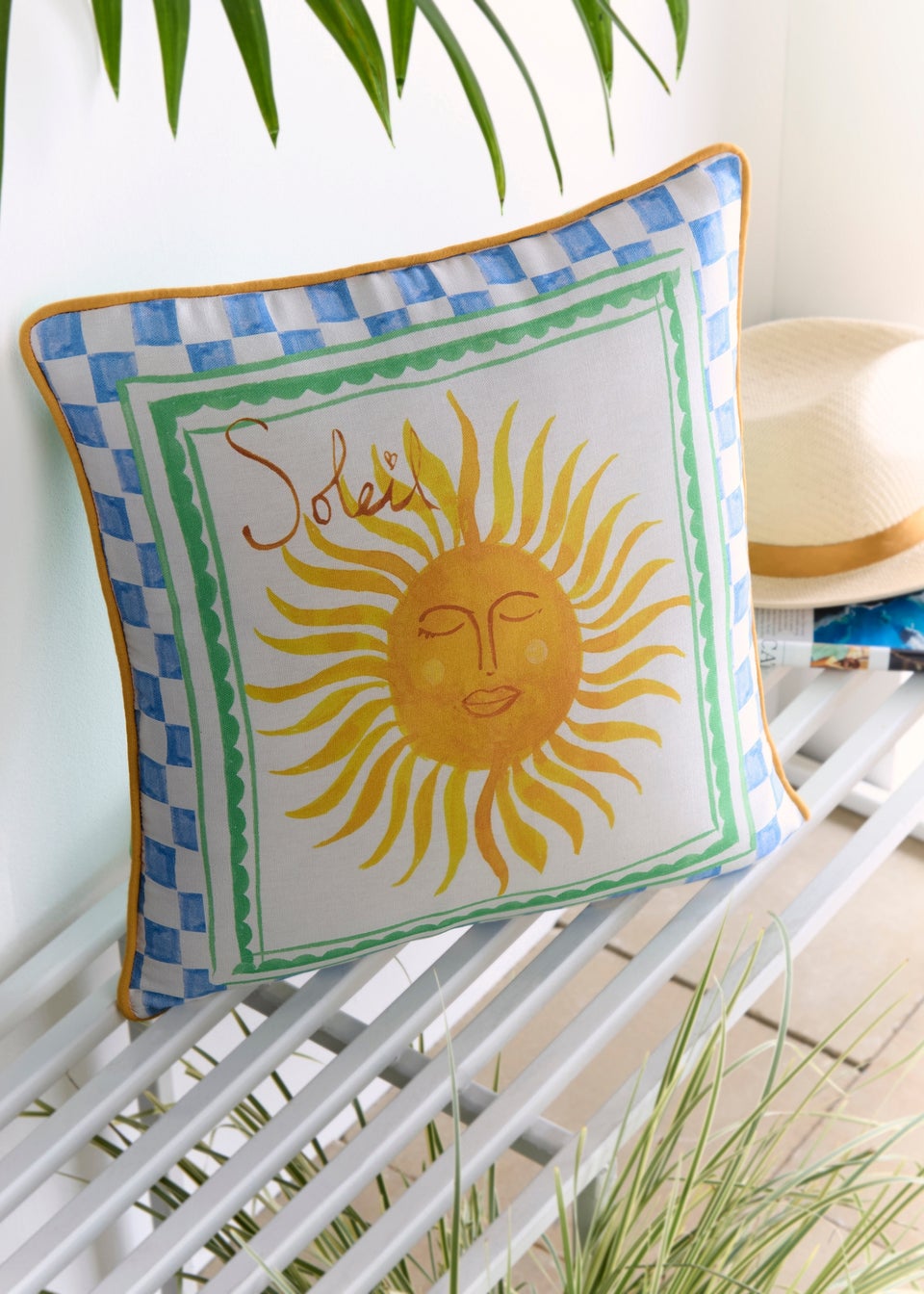 Fusion Soleil Sun Outdoor Showerproof Multi Colour Filled Cushion