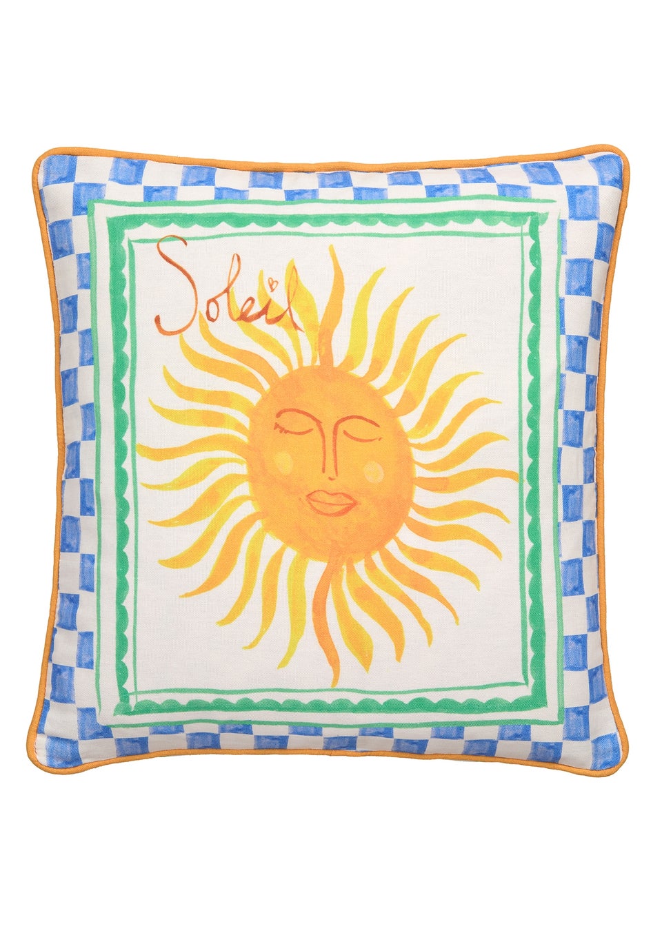 Fusion Soleil Sun Outdoor Showerproof Multi Colour Filled Cushion