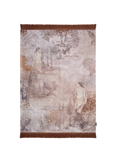 Laurence Llewelyn-Bowen Venus Primavera Velvet Natural Throw