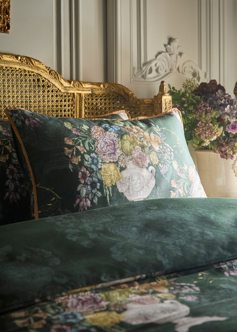 Laurence Llewelyn-Bowen Tuscan Holiday Soft Touch Green Duvet Cover Set