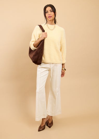 Little Mistress Lemon Soft Knit Jumper