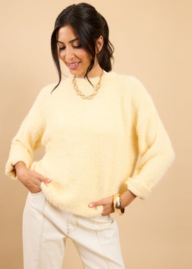 Little Mistress Lemon Soft Knit Jumper