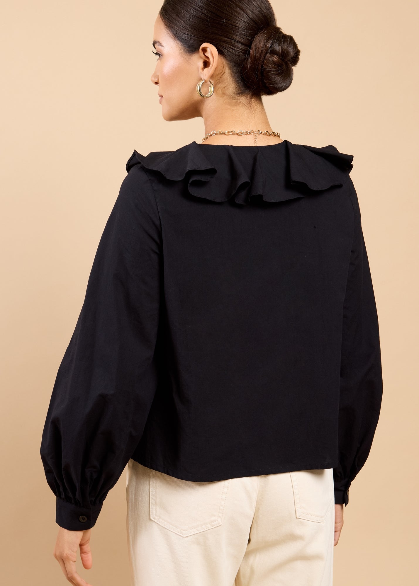 ANDMARY Mew frill tops ブラック andmary Mew frill tops black