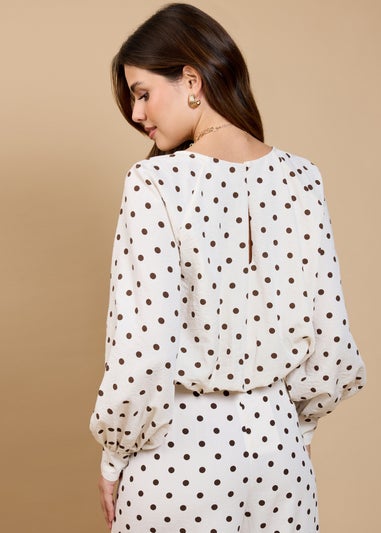 Little Mistress Polka Dot Balloon Top