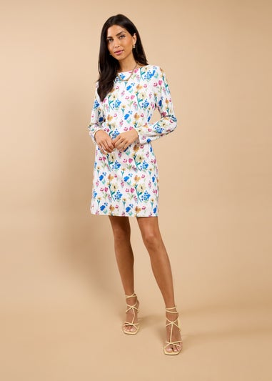 Little Mistress Floral Print Mini Dress