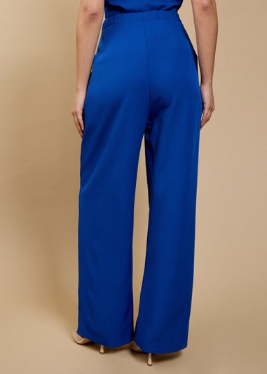 Little Mistress Blue Wide Leg Trousers