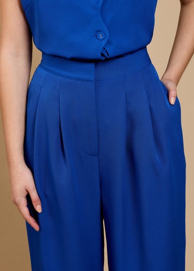 Little Mistress Blue Wide Leg Trousers