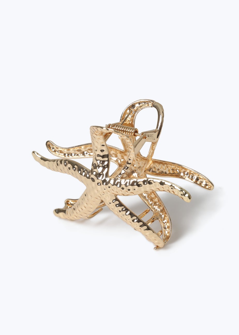 Muse Gold Starfish Claw Hair Clamp