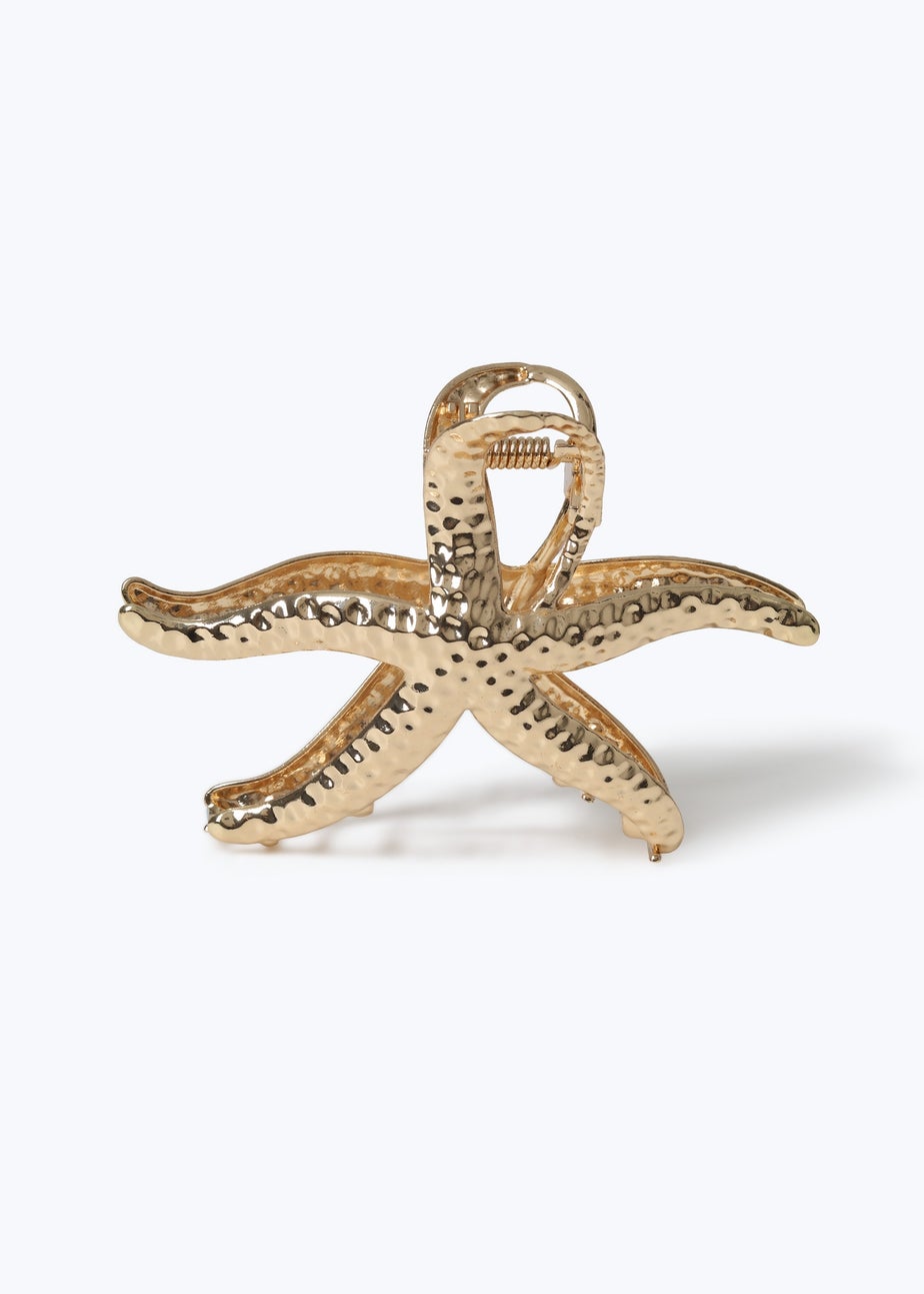 Muse Gold Starfish Claw Hair Clamp