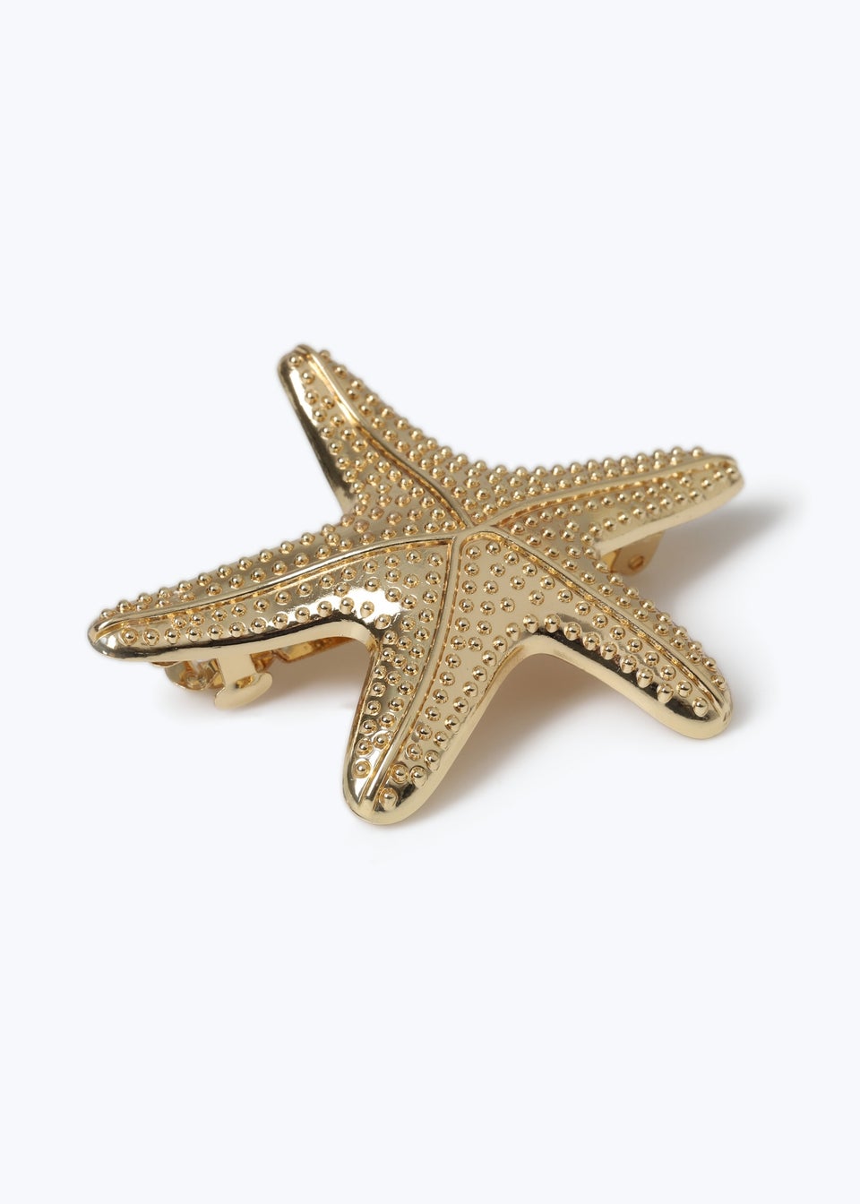 Muse Gold Starfish Barrette Clip