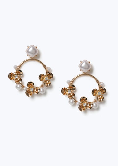 Muse Gold Statement Drop Earring