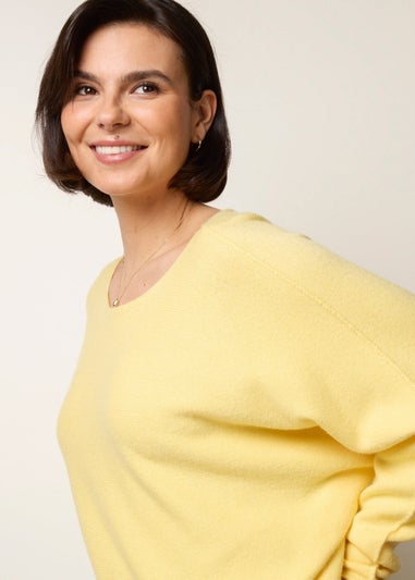 Blue Vanilla Yellow Round Neck Jumper