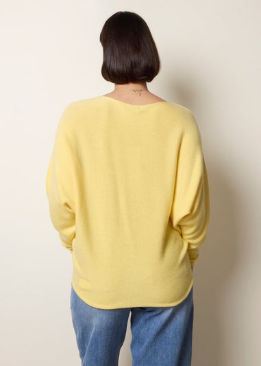 Blue Vanilla Yellow Round Neck Jumper