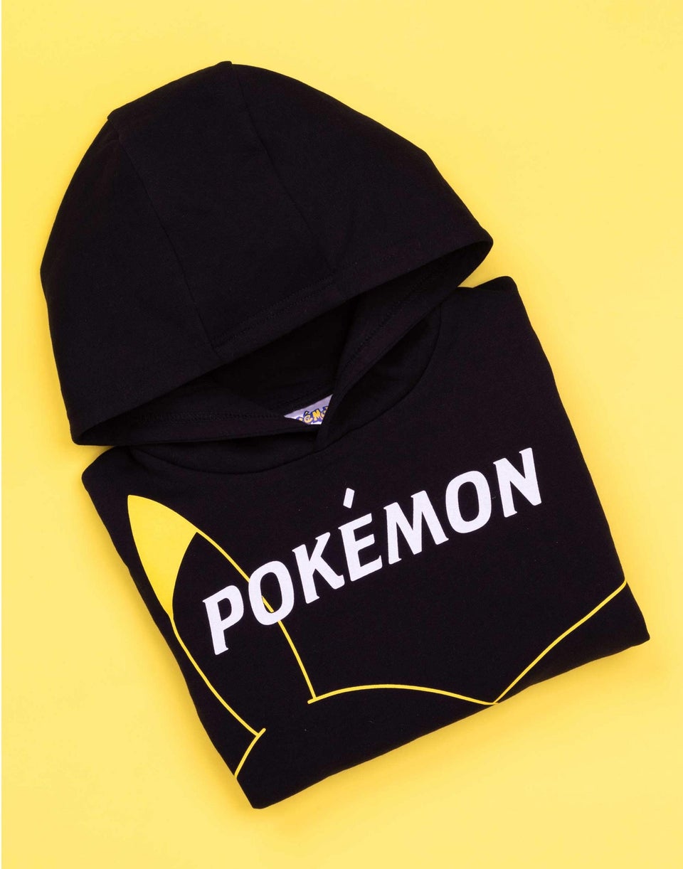 Pokemon Boys Black Pikachu Hoodie (4-14 Years)