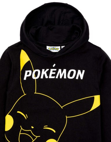 Pokemon Boys Black Pikachu Hoodie (4-14 Years)