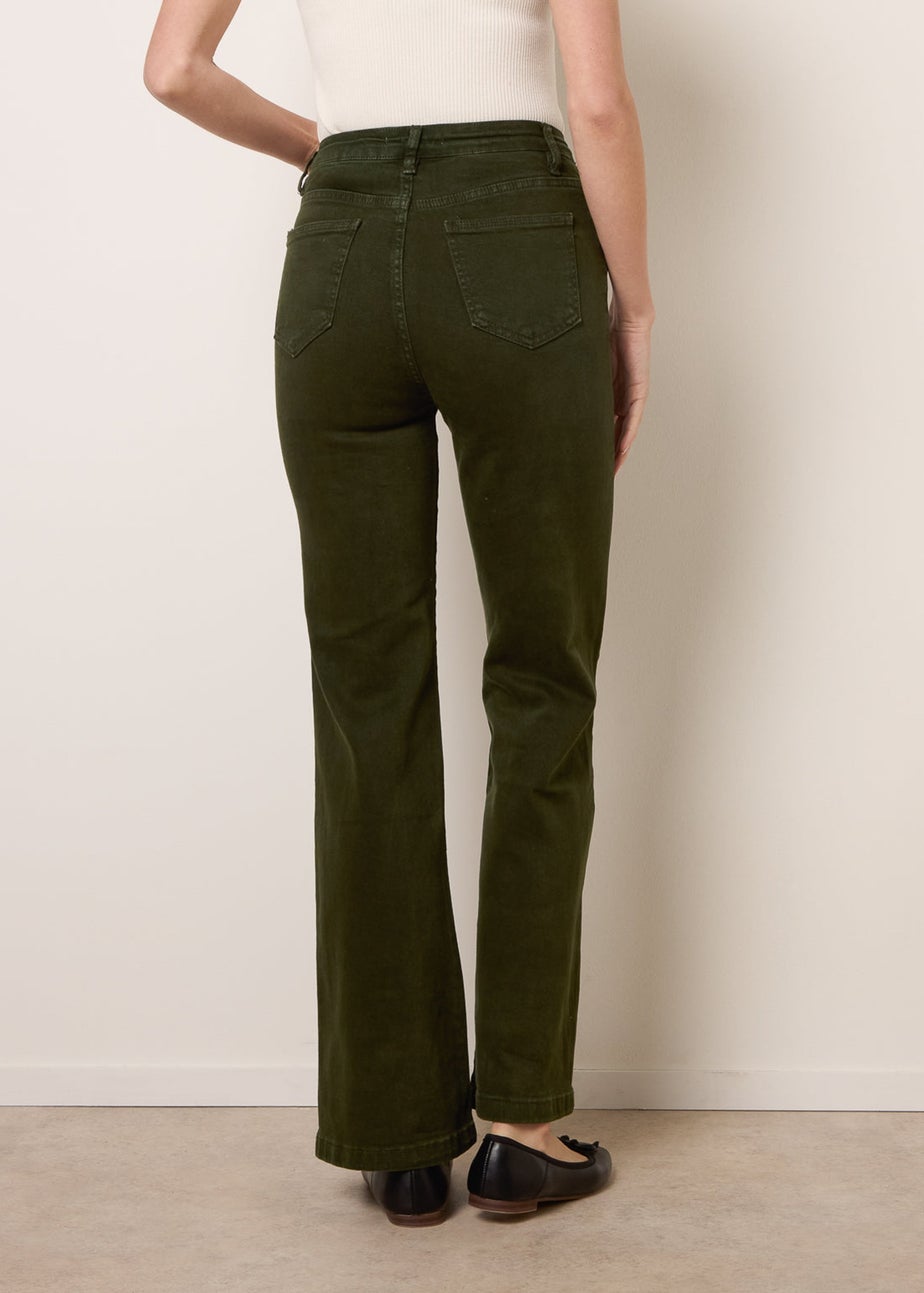 Blue Vanilla Green Pocket Rope Stretch Jeans