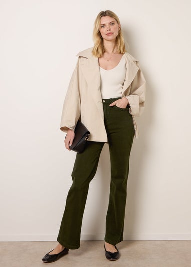 Blue Vanilla Green Pocket Rope Stretch Jeans