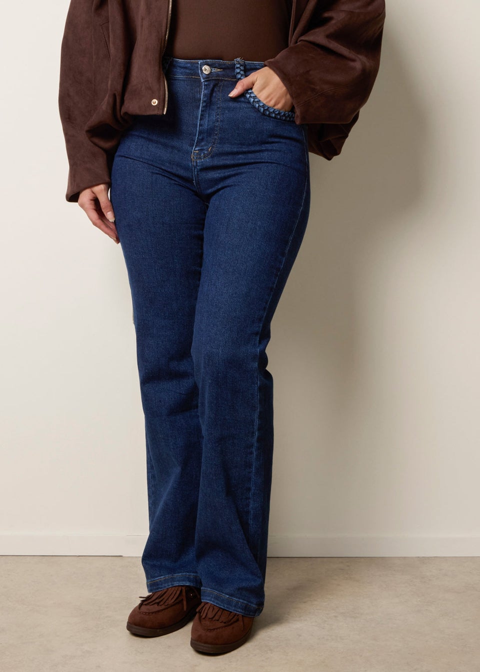 Blue Vanilla Blue Pocket Rope Stretch Jeans