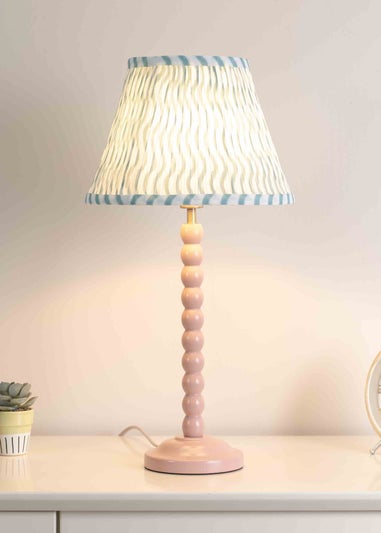 ValueLights Small Riza Fabric Green Tapered Ceiling Pendant Shade (15cm x 27.5cm x 27.5cm)