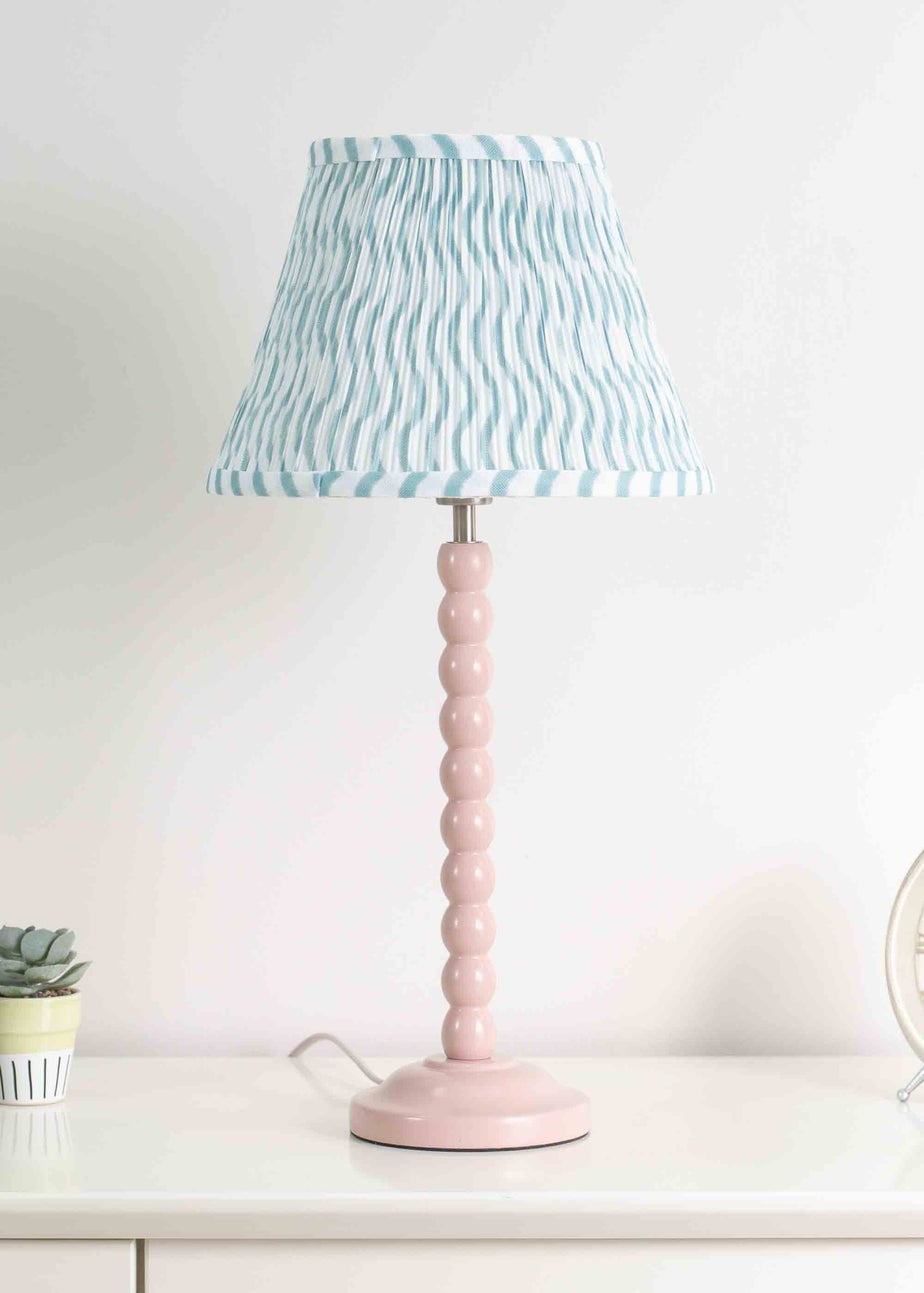 ValueLights Small Riza Fabric Green Tapered Ceiling Pendant Shade (15cm x 27.5cm x 27.5cm)