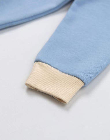 Vanilla Underground Peter Rabbit Unisex Kids Blue Hoodie (12 mnths - 5 years)