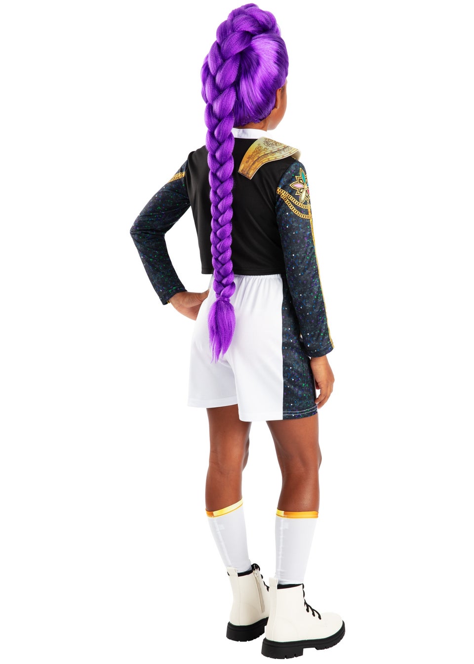 K-Pop Demon Hunters Rumi Golden Deluxe Child Costume & Wig (5-10 Years)