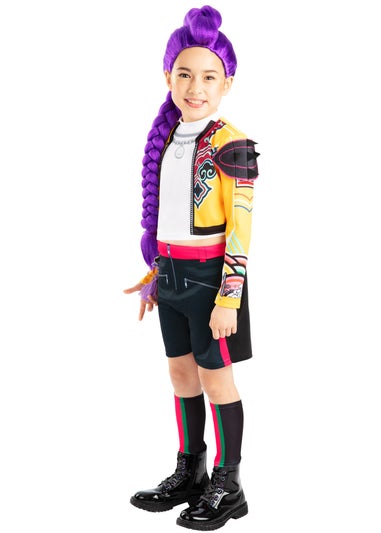 K-Pop Demon Hunters Rumi Core Look Child Costume & Wig (5-10 Years)