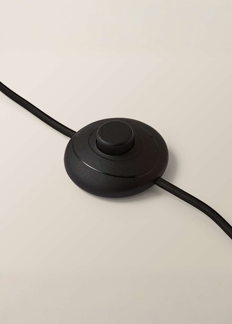 ValueLights Black Taska 3 Tier Shelf Floor Lamp