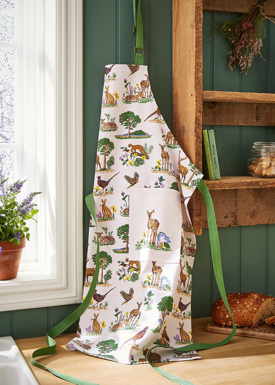 Ulster Weavers Thistlewood Green Apron - Cotton