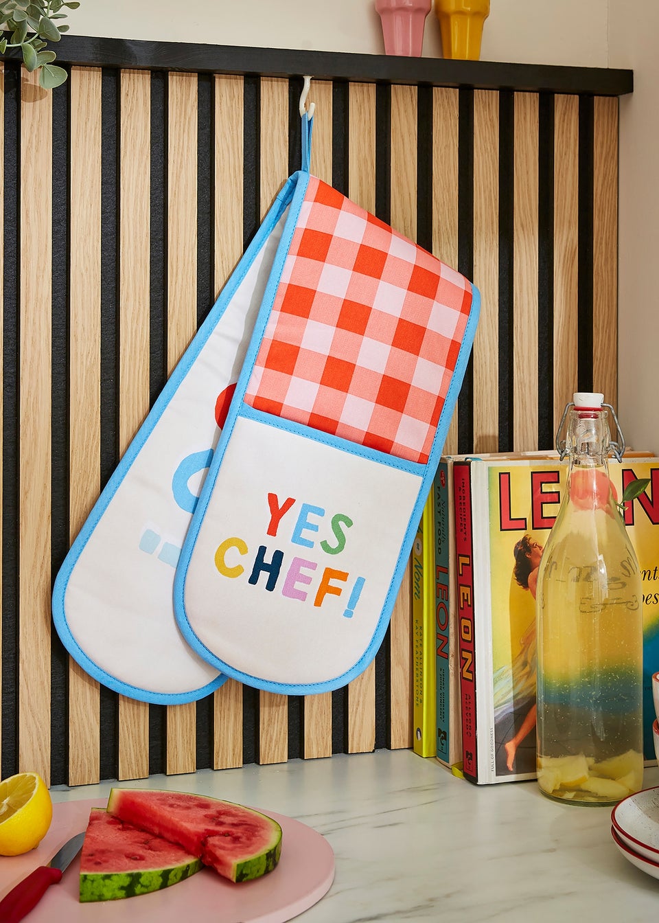 Ulster Weavers Yes Chef Multi Colour Double Oven Glove