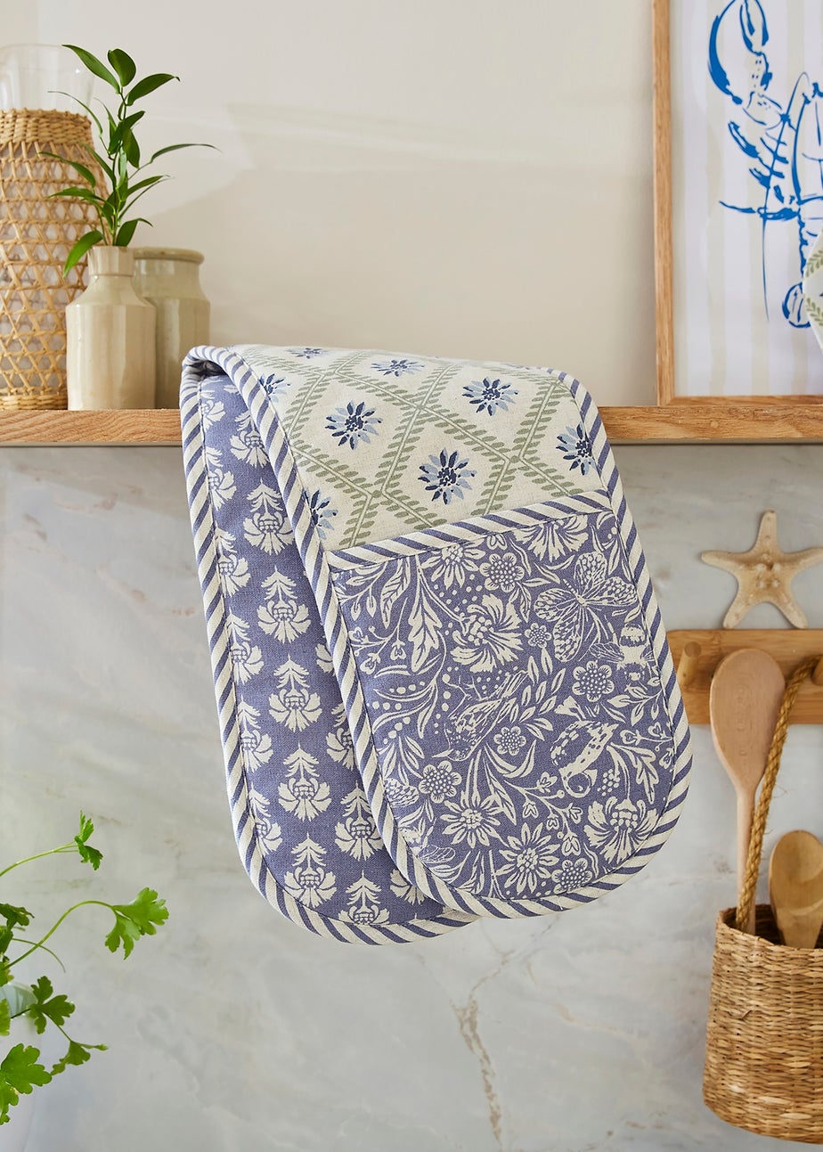 Ulster Weavers Coastal Treasures Blue Double Oven Glove