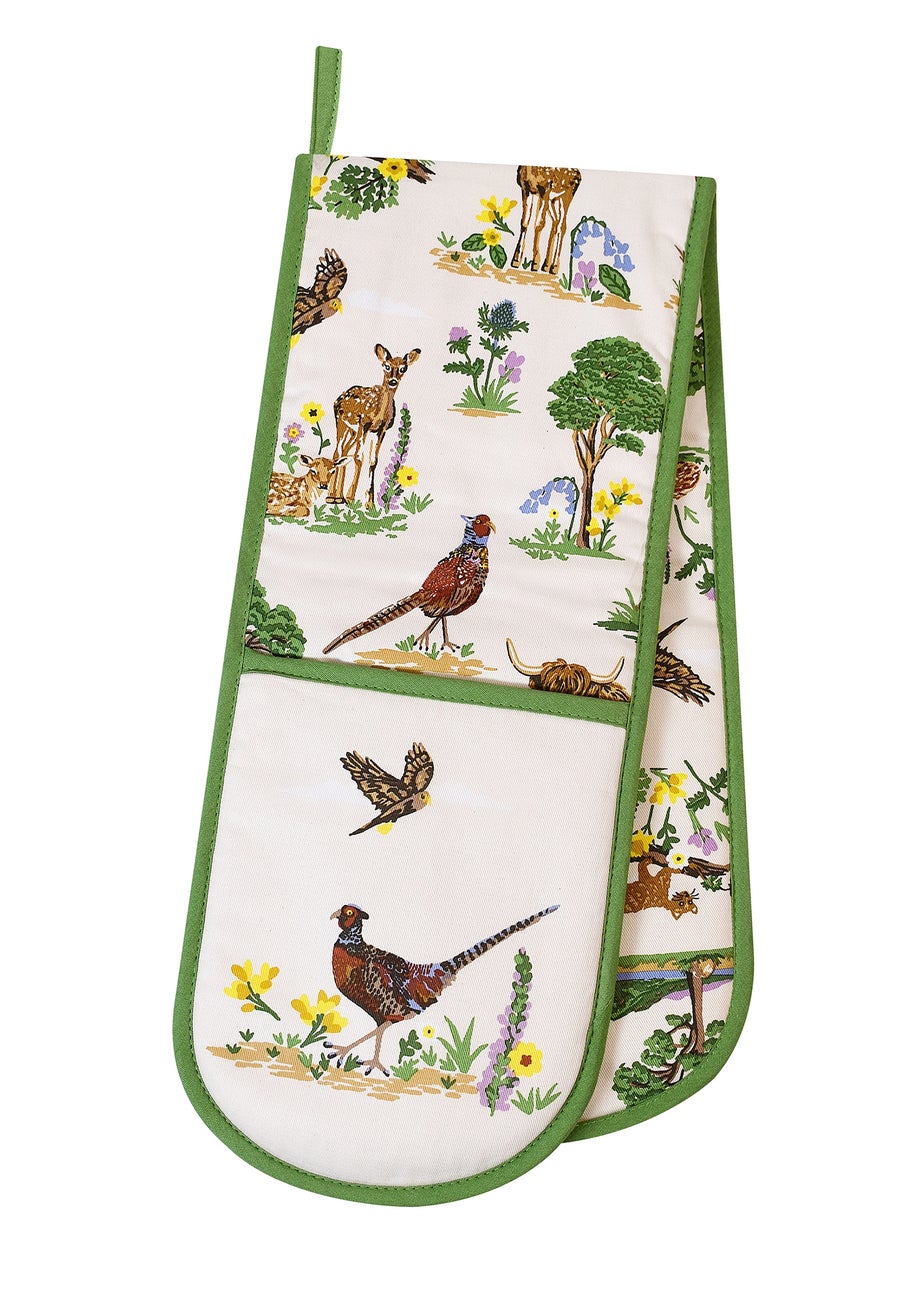 Ulster Weavers Thistlewood Green Double Oven Glove