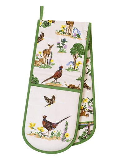 Ulster Weavers Thistlewood Green Double Oven Glove