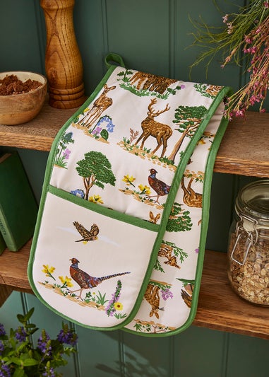 Ulster Weavers Thistlewood Green Double Oven Glove