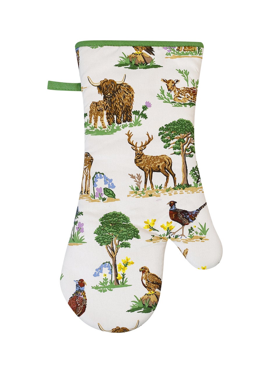 Ulster Weavers Thistlewood Green Gauntlet Oven Glove